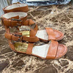 Michael Kors Women's Brown Gladiator Sandals